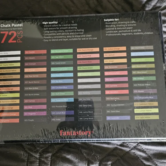 Chalk Pastel Set - 72 PCS - Premium & Non-toxic - Picture 3 of 4